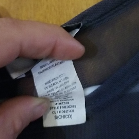 Sheer gray top - Picture 2 of 4